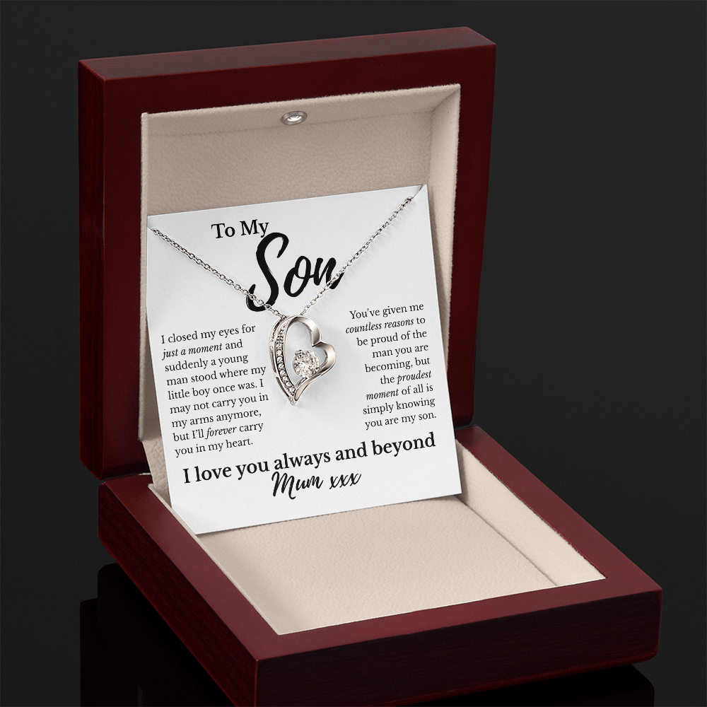 Forever In My Heart -Son Forever Love Necklace