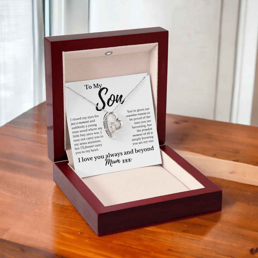 Forever In My Heart -Son Forever Love Necklace