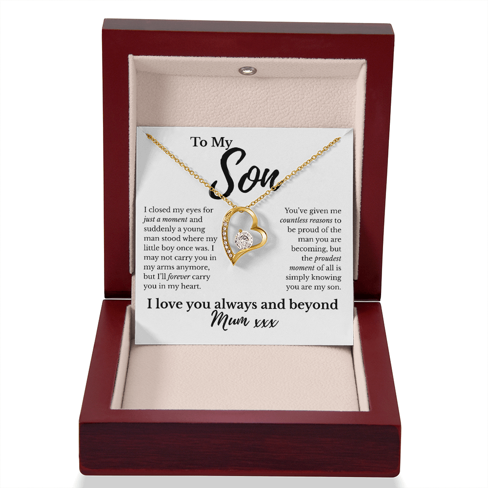 Forever In My Heart -Son Forever Love Necklace