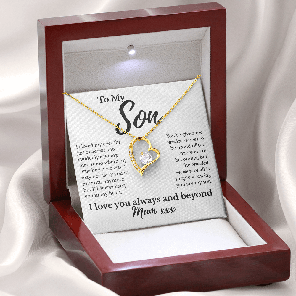Forever In My Heart -Son Forever Love Necklace