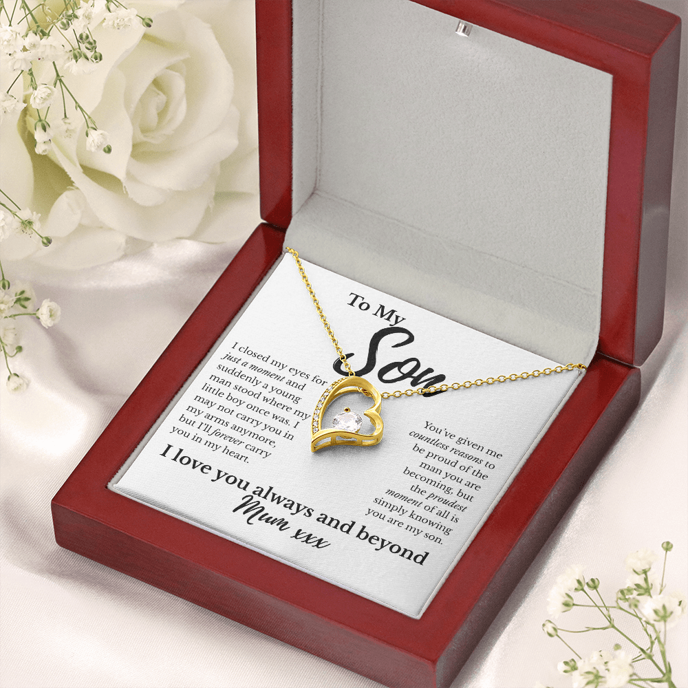 Forever In My Heart -Son Forever Love Necklace