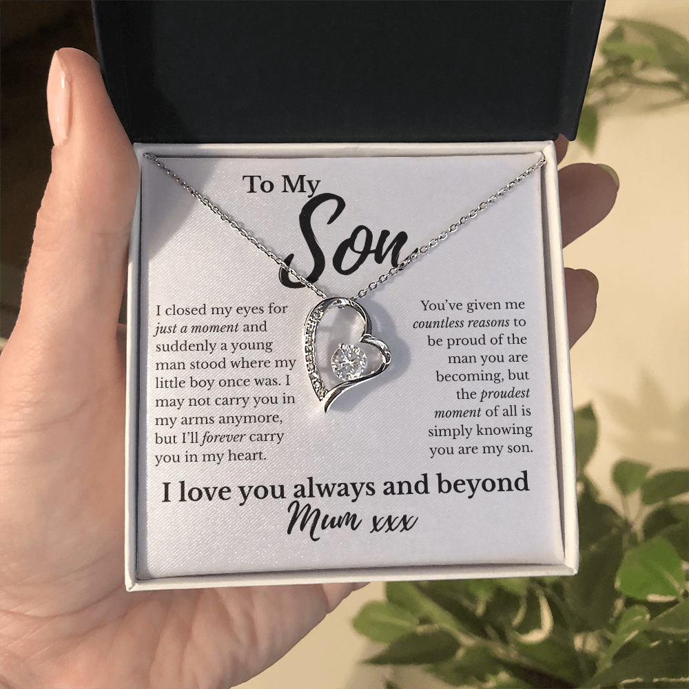 Forever In My Heart -Son Forever Love Necklace