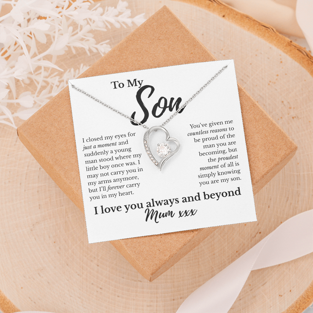 Forever In My Heart -Son Forever Love Necklace