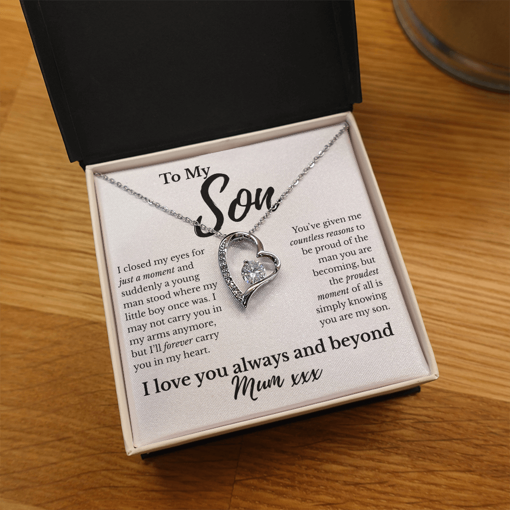 Forever In My Heart -Son Forever Love Necklace