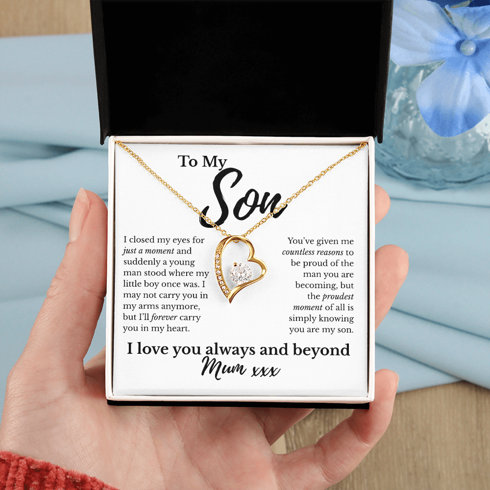 Forever In My Heart -Son Forever Love Necklace