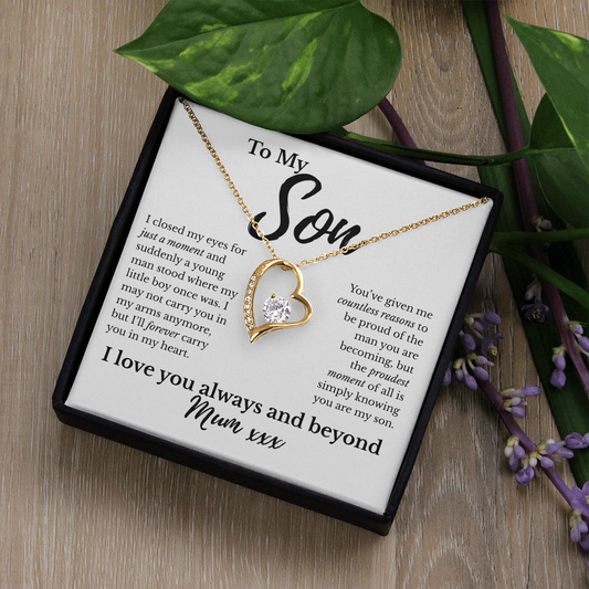 Forever In My Heart -Son Forever Love Necklace
