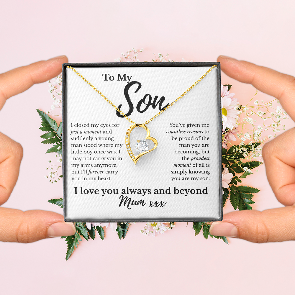 Forever In My Heart -Son Forever Love Necklace