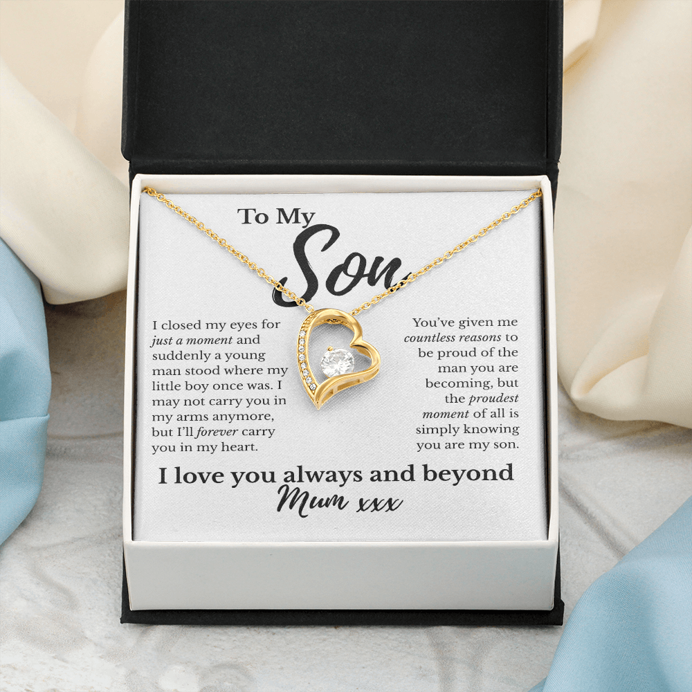 Forever In My Heart -Son Forever Love Necklace