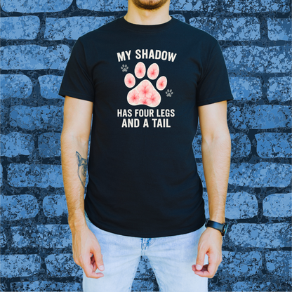 Pink Floral Cat Paw Graphic Tee