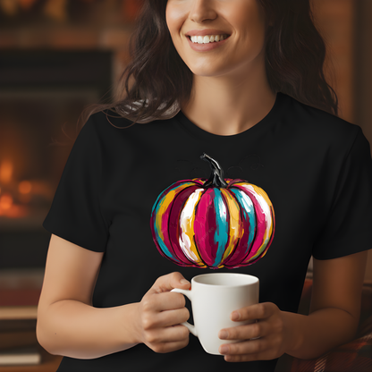 Colorful Watercolor Pumpkin T-Shirt