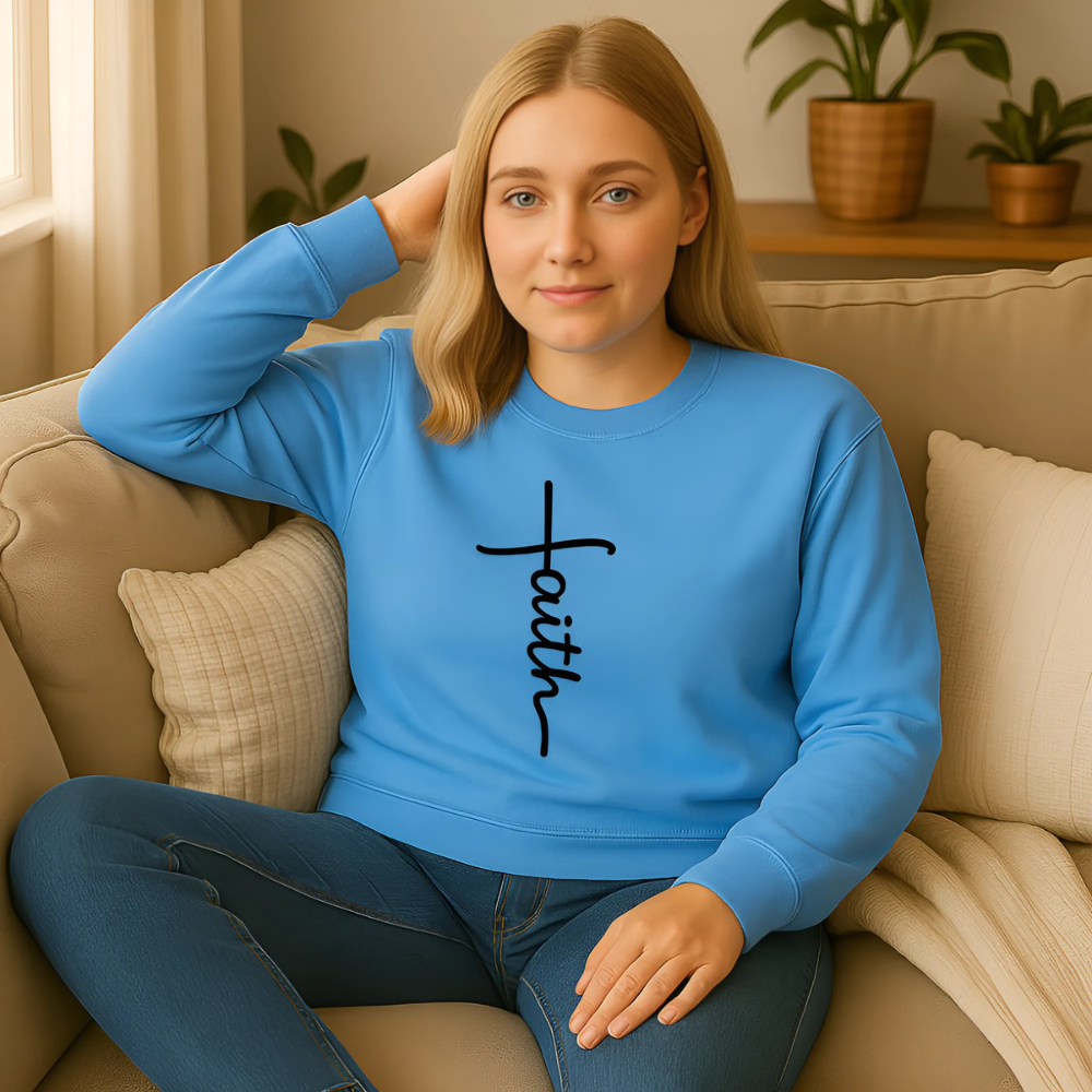 Faith Cross -Long Sleeve Top